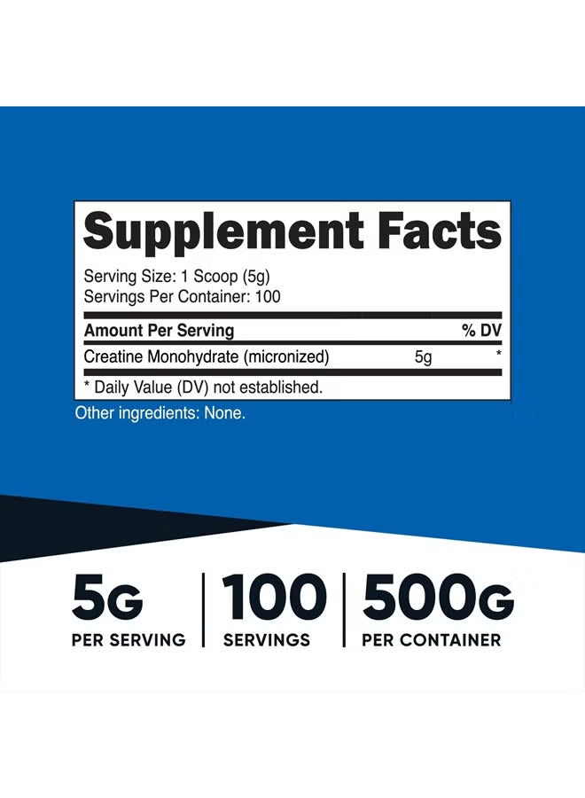 Nutricost, Performance, Creatine Monohydrate, Pineapple Mango, 1.1 lb (500 g)