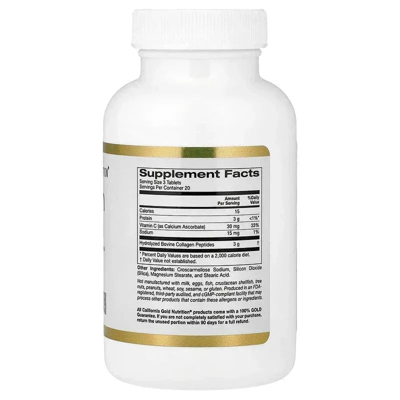 California Gold Nutrition, Hydrolyzed Collagen Type I & III