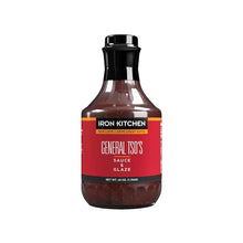 Iron Kitchen General Tso's sauce and glaze bottle, dark red, 40 oz.