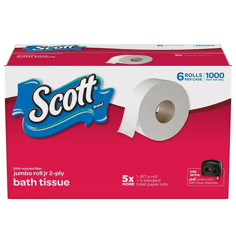 Scott Jumbo Roll Toilet Paper, 6 pk./1,000 sheets per roll - USA MEGA SHOP