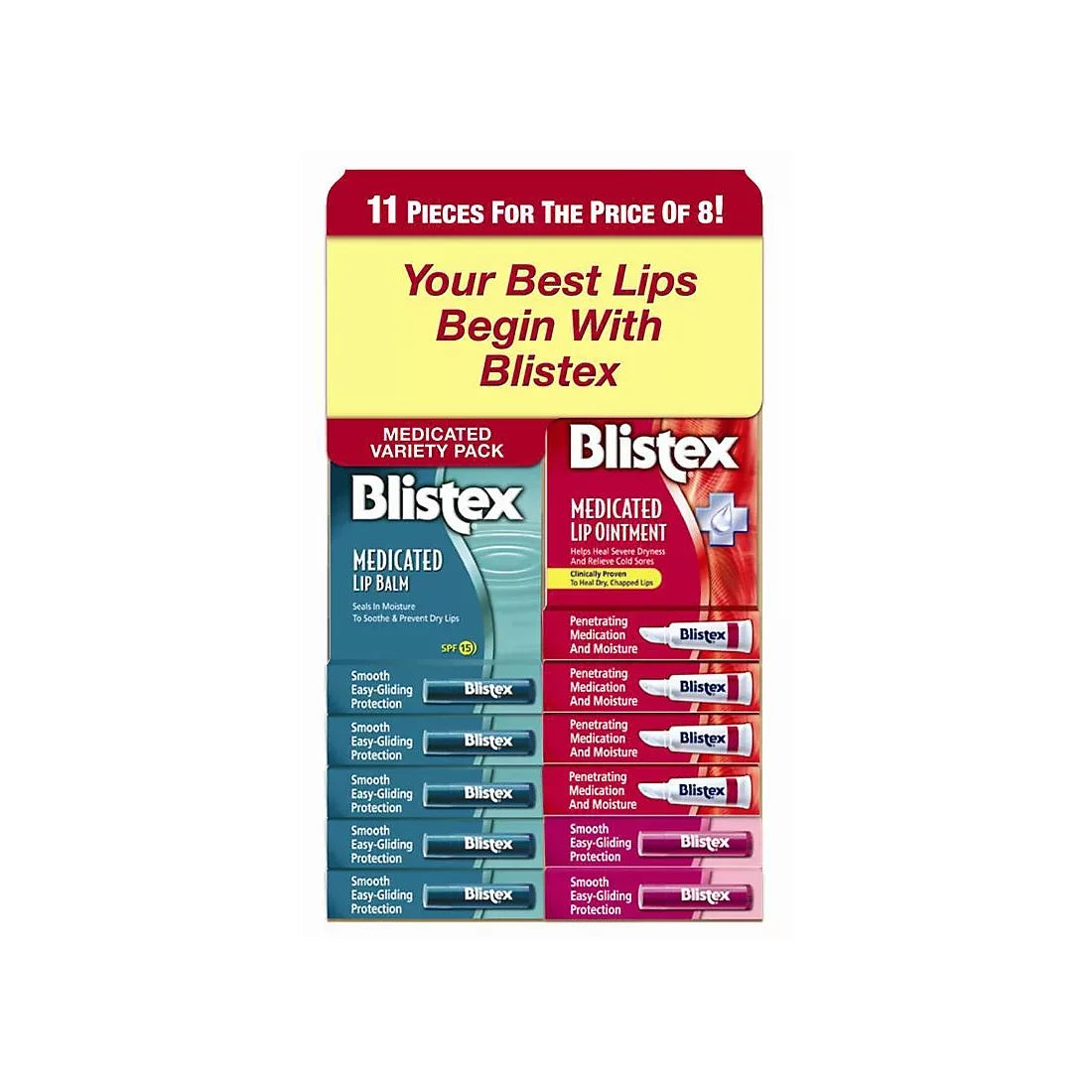 Blistex Lip Care Variety Pack, 11 pk. - USA MEGA SHOP