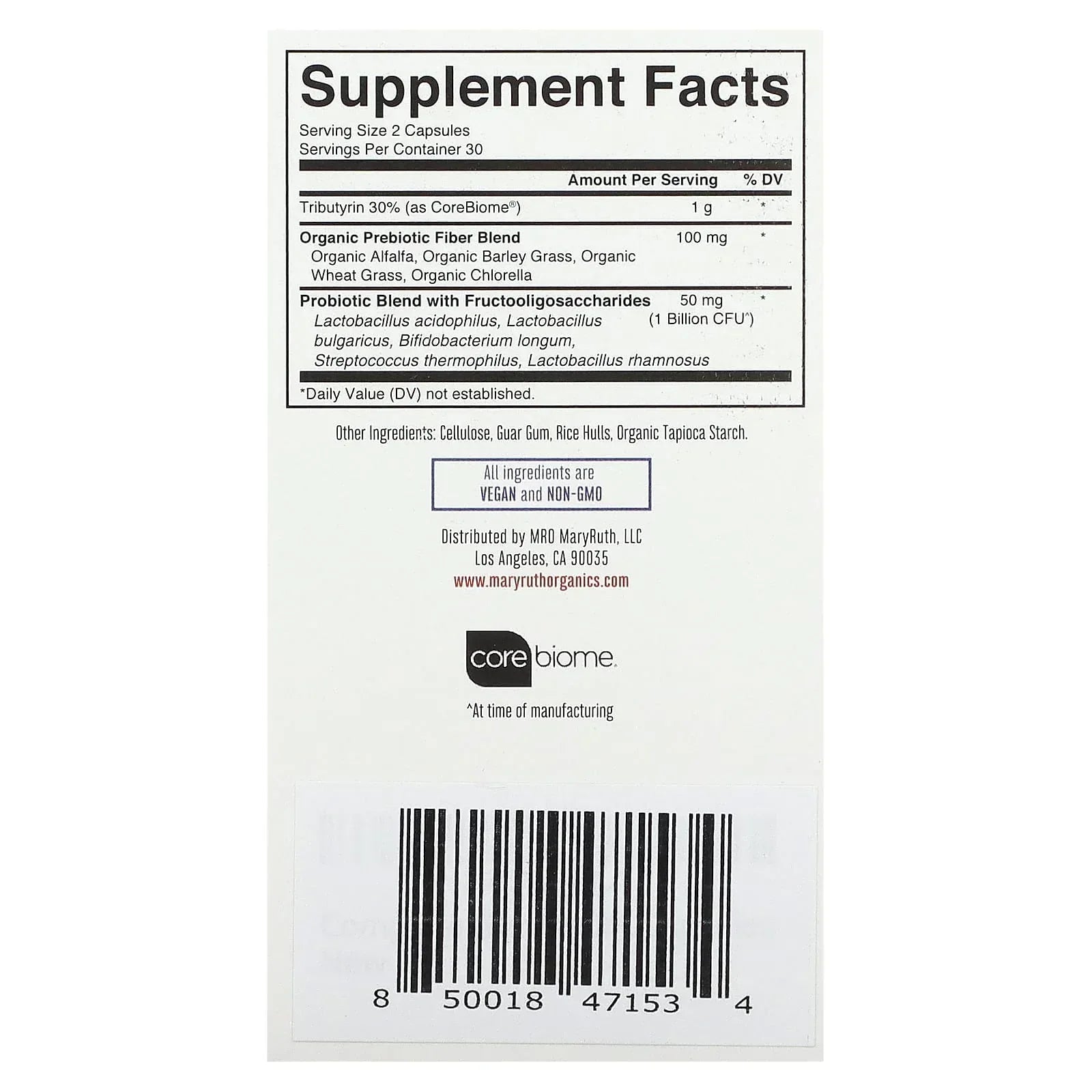 MaryRuth's, Complete Gut Health, 3-in-1, 60 Capsules