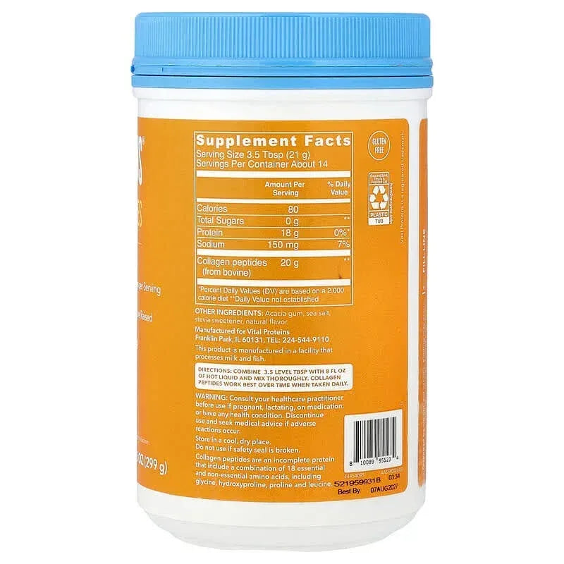 Vital Proteins, Collagen Peptides, Unflavored, 20 oz (567 g)