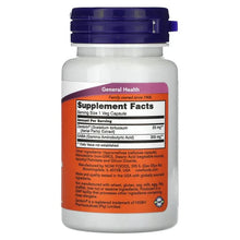 NOW Calm & Focus supplement bottle with Supplement Facts panel on back