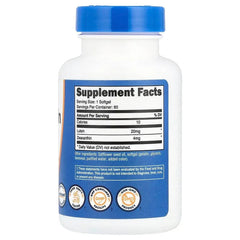 Nutricost, Zeaxanthin with Lutein, Softgels
