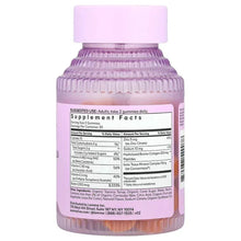 Lemme Glow gummies bottle back label with supplement facts panel