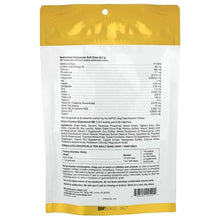 Dog multi-vitamin & mineral soft chew pouch, back panel with supplement facts