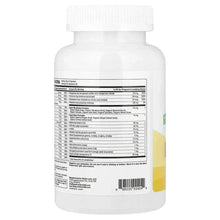 Prenatal multivitamin bottle with back label and barcode