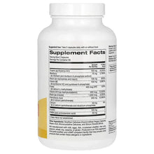 Complete B Complex supplement bottle back panel with Supplement Facts information