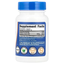 Vitamin B2 supplement bottle, blue cap; back label: 100mg, 120 capsules