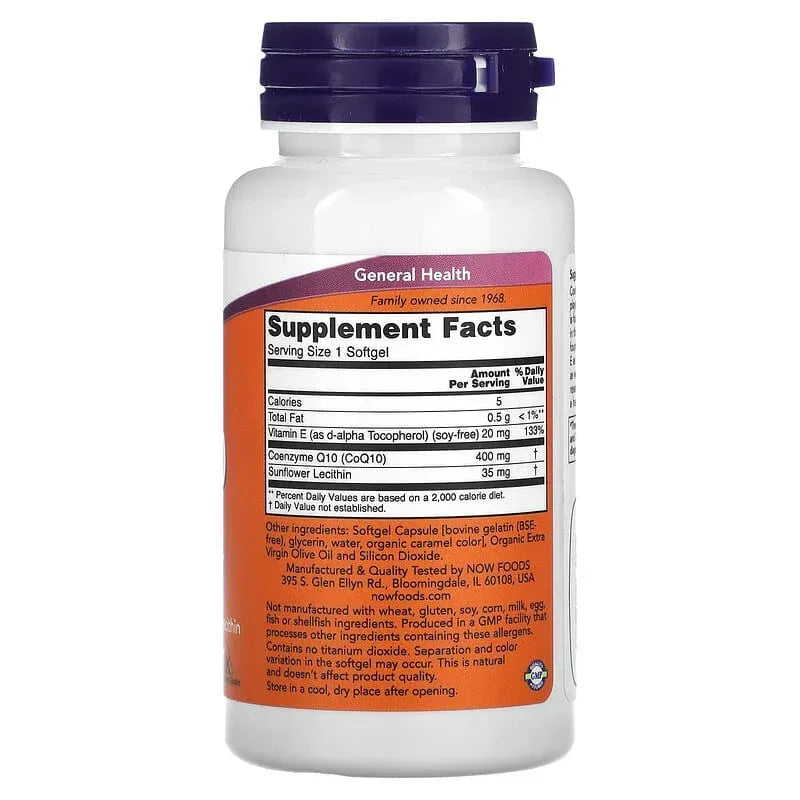 NOW Foods, CoQ10 + Fish Oil, Softgels