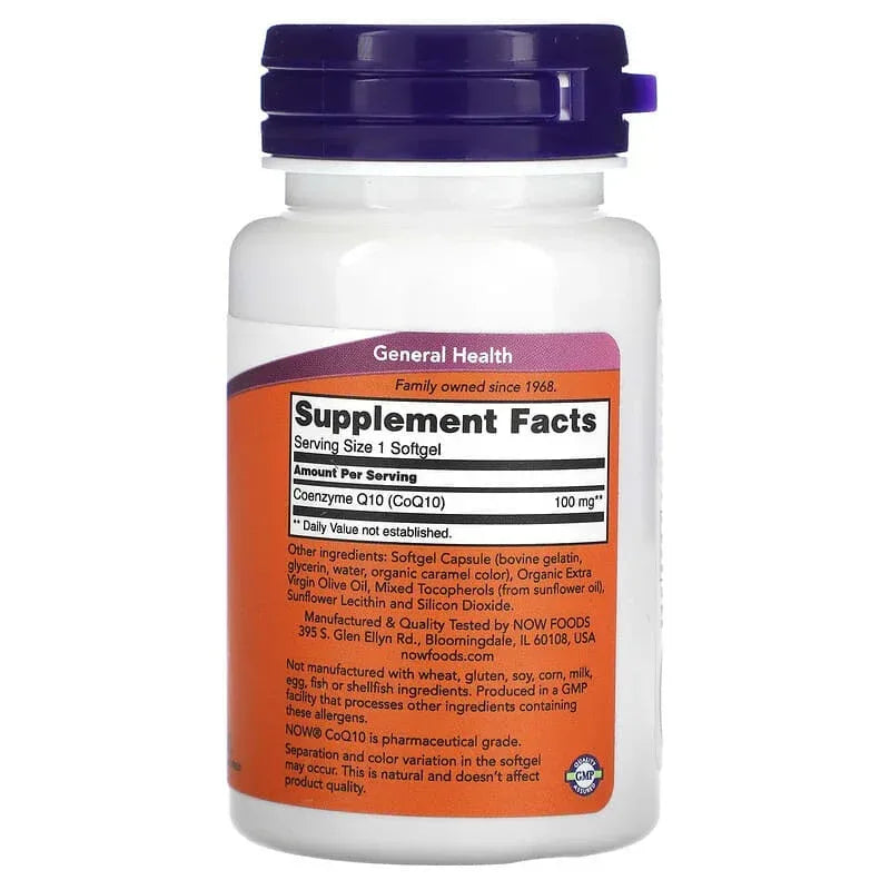 NOW Foods, CoQ10 + Fish Oil, Softgels