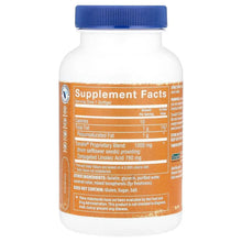 Tonalin CLA 1000 mg softgels bottle, supplement facts panel