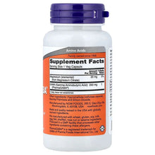 Supplement bottle back label showing Supplement Facts panel for veg capsules