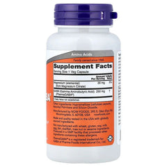 NOW Foods, PharmaGABA® With Magnesium Citrate, Veg Capsules