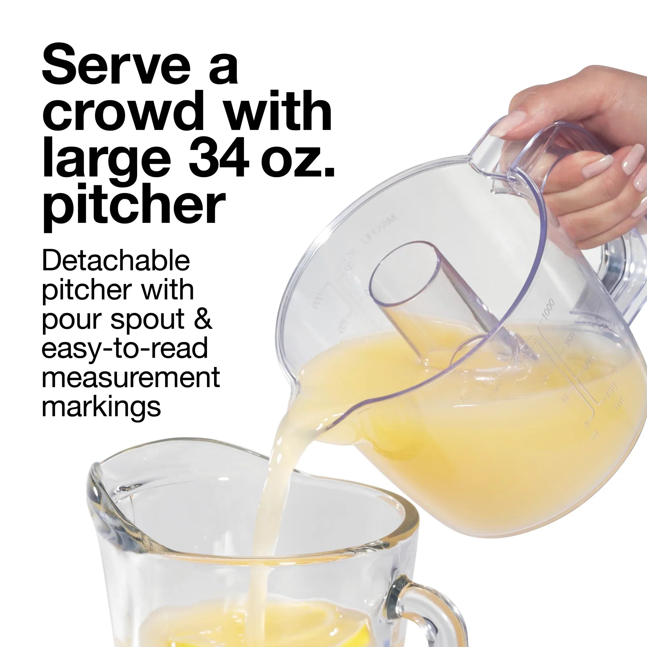 Proctor Silex Electric Citrus Juicer Machine for Fruits and Vegetables with 34 oz Pitcher, Alex’s Lemonade Stand Edition