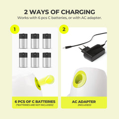 All For Paws Automatic Tennis Ball Launcher for Small to Medium Sized Dogs, 3 Balls Included, Mini