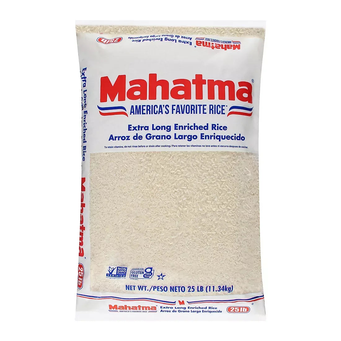 Mahatma Extra Long Grain Enriched Rice, 25 lbs. - USA MEGA SHOP