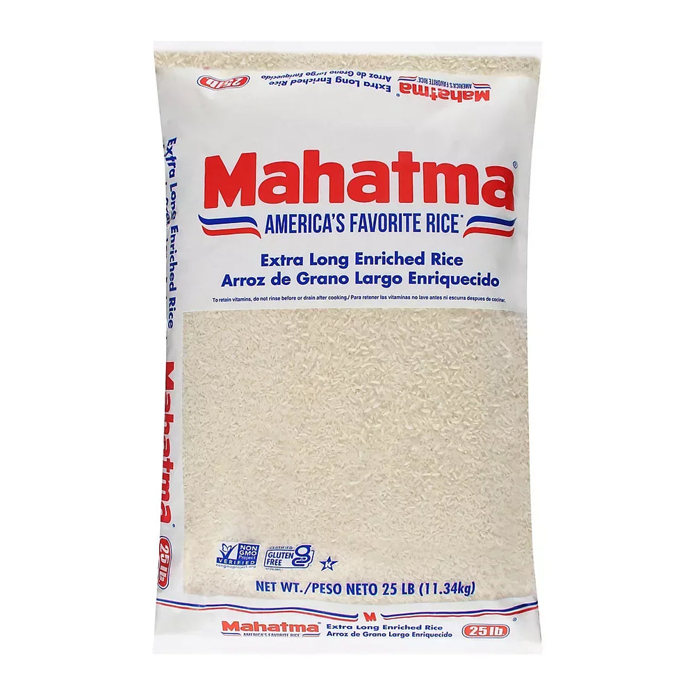 Mahatma Extra Long Grain Enriched Rice, 25 lbs. - USA MEGA SHOP