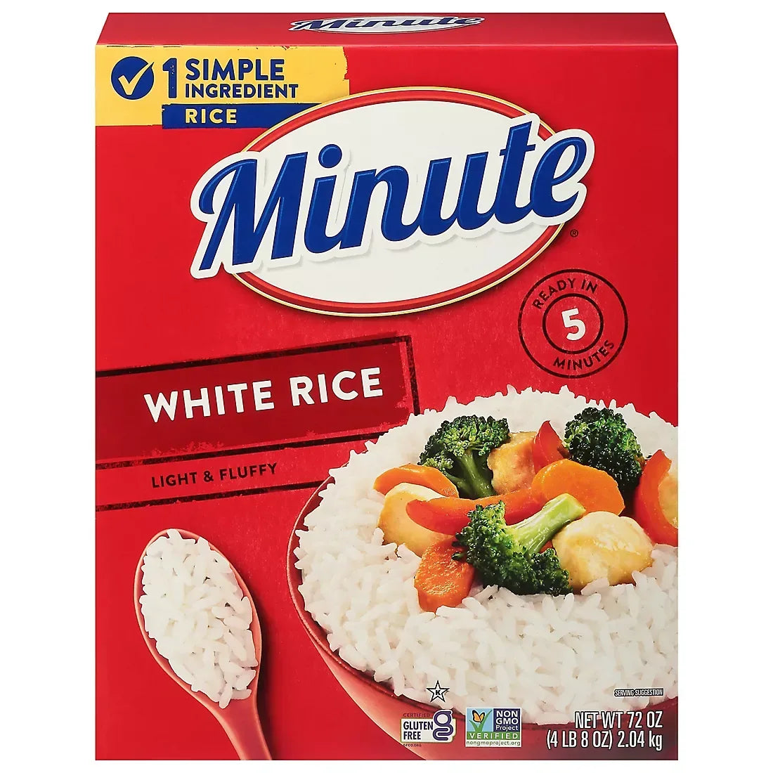 Minute Instant White Rice, Gluten-Free, 72 oz. - USA MEGA SHOP
