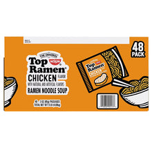 Nissin Top Ramen Chicken Instant Noodles, Ready in Minutes, Cup Noodles, 48 pk./3 oz.