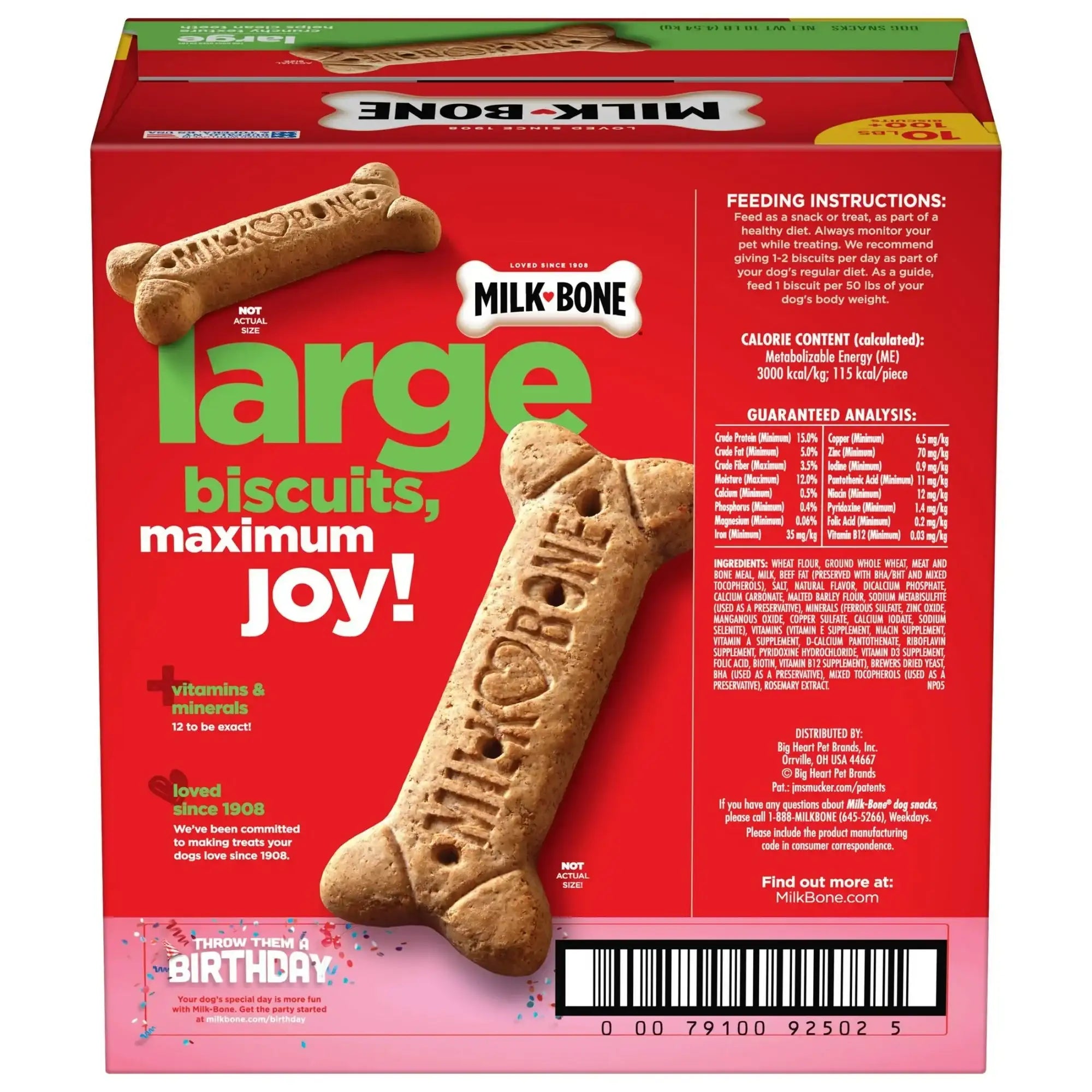 Milk Bone Original Biscuits, Large Dog Treats