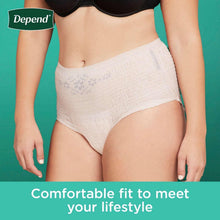 Cream incontinence underwear brief with textured fabric and leg openings