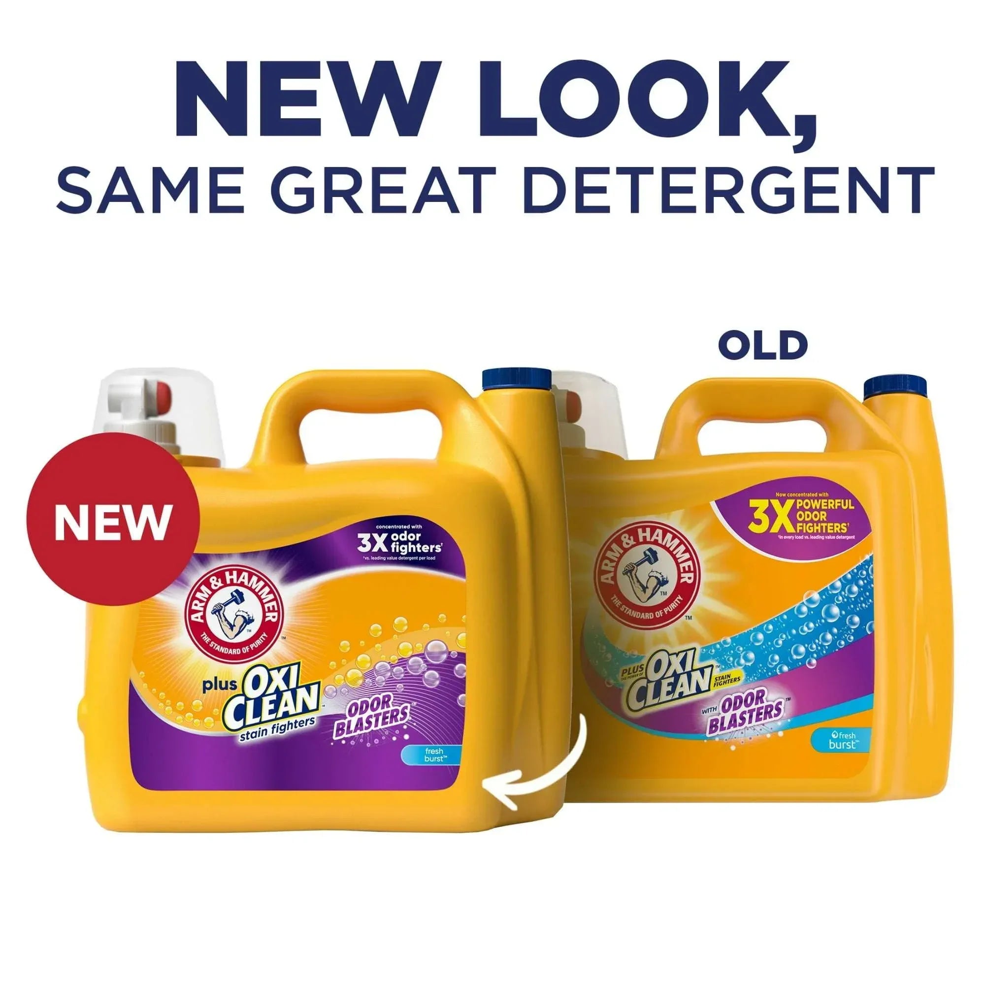 Arm & Hammer Plus OxiClean Odor Blasters Fresh Burst, 160 Loads Liquid Laundry Detergent, 208 fl oz - USA MEGA SHOP