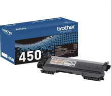 Black toner cartridge with Brother branding and TN450 label