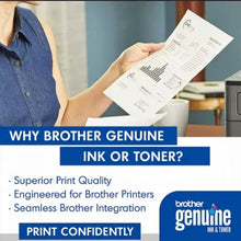 Toner cartridge packaging with printed label and product documentation