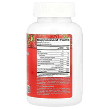 B-complex gummies bottle back label with Supplement Facts table