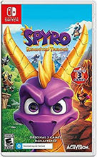 Nintendo Switch game case with purple dragon head and gold horns, Activision label
