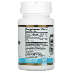 21st Century, Zinc Citrate, 50 mg