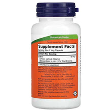 Supplement bottle back label with Supplement Facts for 1 veg capsule and servings info