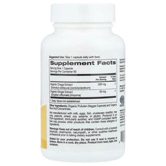 Super Nutrition, Organic Mushroom + Ginger, 60 Veggie Capsules