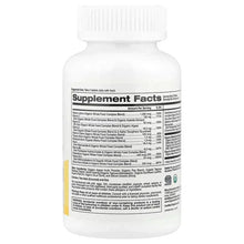 Women's 40+ multivitamin bottle with Supplement Facts panel close-up