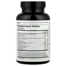 Women's hair multivitamin bottle back panel with Supplement Facts table