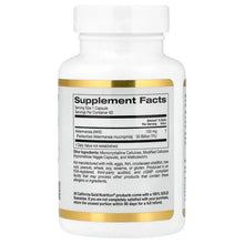 California Gold Nutrition Akkermansia 30B supplement facts back label on bottle