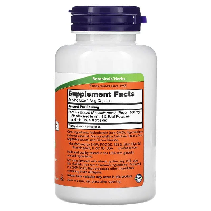 OW Foods, Rhodiola, 500 mg - USA MEGA SHOP