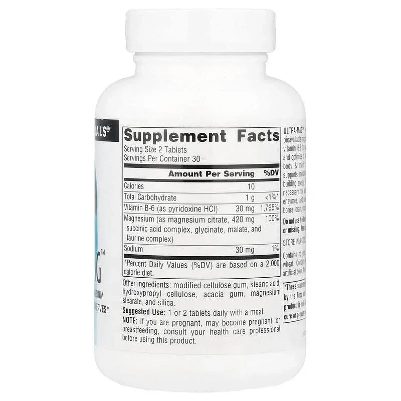 Source Naturals, Ultra-Mag™, 60 Tablets