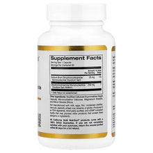 Supplement bottle back label with Supplement Facts for NMNH 250 mg