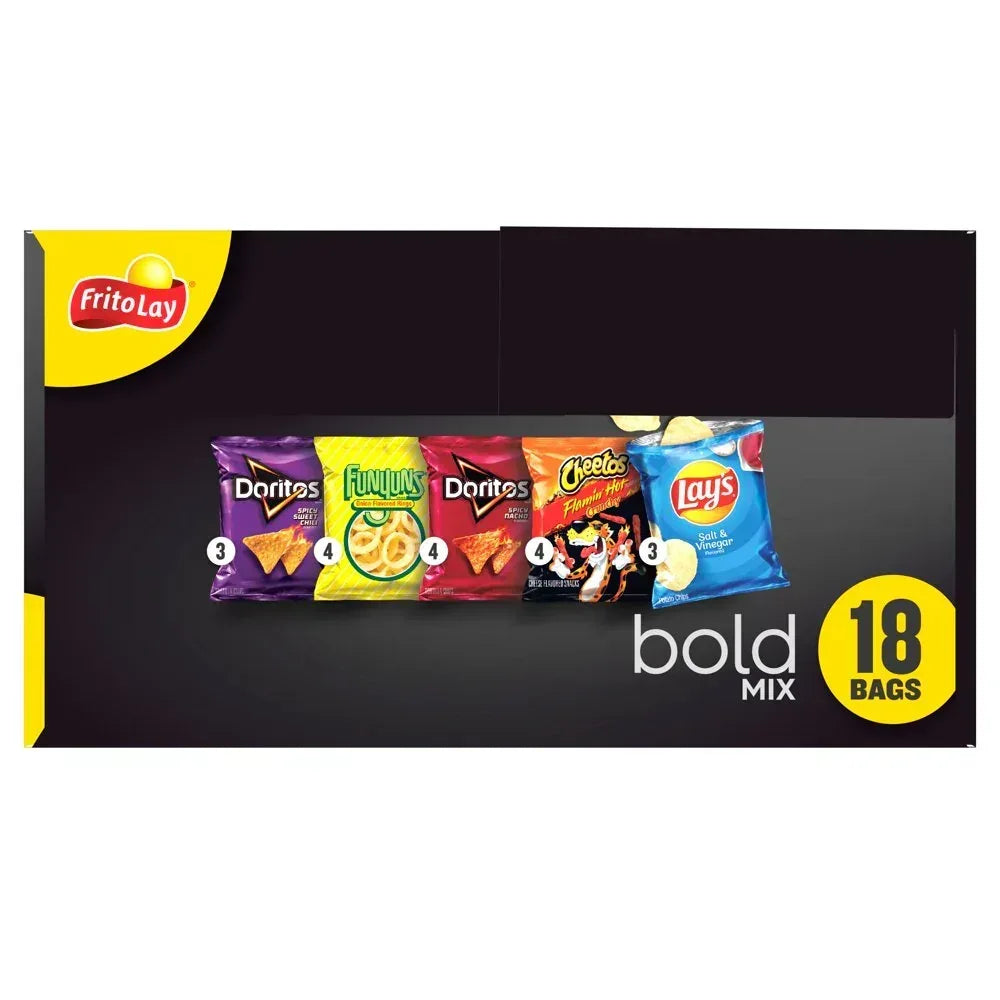 Bold Mix Variety Pack Snack Chips, 18 Count Multipack