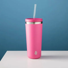 TAL Stainless Steel Ranger Tumbler with Straw 24oz, Pink - USA MEGA SHOP