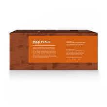 Coffee pod box back panel, Starbucks Pike Place medium roast, 72 K-Cups