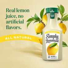 52 fl oz lemonade bottle with green cap and lemon illustration on front label