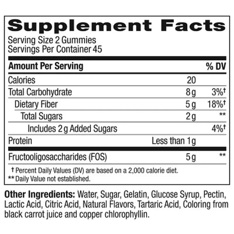 OLLY Fiber Gummy Rings 5G Prebiotic Fiber, Strawberry Watermelon (90 Ct.)