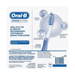 Oral-B Cross Action Manual Toothbrushes, 8 pk.