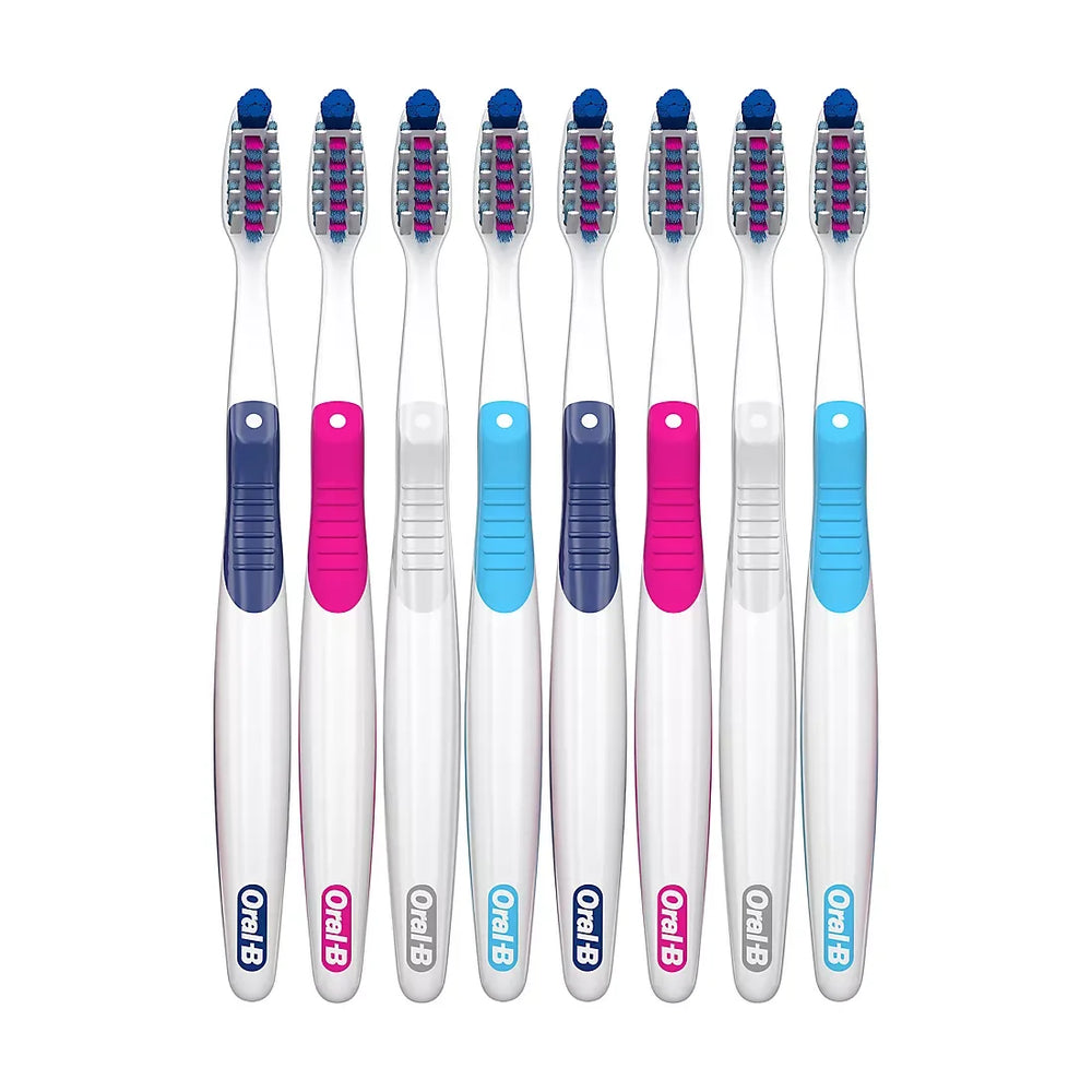 Oral-B Cross Action Manual Toothbrushes, 8 pk. - USA MEGA SHOP