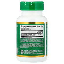 Olive leaf extract supplement bottle back panel with Supplement Facts and barcode