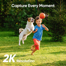 eufy SoloCam C210 wireless outdoor camera showing 2K resolution feature text
